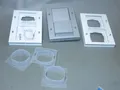 Gira Rahmen Reste zu Schalter Wandsteckdose  TX_44   IP44 Weiß Silber