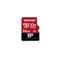 Patriot Memory PEF64GEP31MCX 64 GB EP A1 V30 microSD Karte SDXC für Android Handys und Tablets / 4K Videoaufnahmen