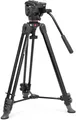 Manfrotto Doppelrohr Video Aluminium Stativ mit 500X Fluidkopf | Manfrotto Sta