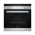 Siemens HB113FBS1 iQ100 Einbau-Elektro-Backofen/Edelstahl/A/Schnellaufheizung / 3D Heißluft Plus/Einfache Reinigung mit granit Glanz-Emaille