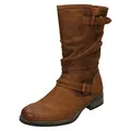 Rieker 98860, Damen Hohe Stiefel, Braun (nuss/nuss 22), 40 EU (6.5 UK)
