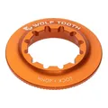 Wolf Tooth Scheibenschloss Centerlock Lockring Verschluss Internal Spline Orange