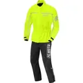 FC-Moto Urban Rain Kit 2-Teiler Motorrad Regenkombi, schwarz-gelb, Größe 3XL für Männer