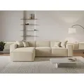 GrainGold Ecksofa L-Form Links Arizona - Moderne Ecksofa, Wohnzimmer Ecksofa - Eckcouch Beige (Whisper 2) - Beige