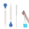 Glas Pipetten Dropper, 2 Stück 10ml Tropfpipette, Measuring Pipettierer, Flüs...