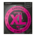 D'ADDARIO ECB81-5 XL Chromes ❘ Flatwound für E-Bass ❘ 5-String ❘ .045-.132