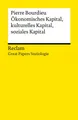 Fachbuch Ökonomisches Kapital, kulturelles Kapital, soziales Kapital [Great Pap Pierre Bourdieu