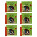 OLShop AG Knox Pyramidenkerzen rot, 6er Pack (6 x 12 Stück), Größe: ca. 17 x 100 mm Weihnachtskerzen