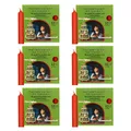 Knox Pyramidenkerzen rot, 6er Pack (6 x 12 Stück), Größe: ca. 17 x 100 mm