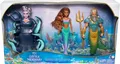 Die Kleine Meerjungfrau Ariel King Triton & Ursula Puppen Set Mit 3 Mattel