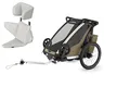 Thule Chariot Cross 1er Single Multisport Fahrradanhänger Anhänger Faded Khak...