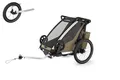 Thule Chariot Cross 1er Single Multisport Fahrradanhänger Anhänger Faded Khak...