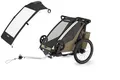 Thule Chariot Cross 1er Single Multisport Fahrradanhänger Anhänger Faded Khak...