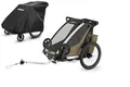 Thule Chariot Cross 1er Single Multisport Fahrradanhänger Anhänger Faded Khak...
