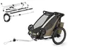 Thule Chariot Cross 1er Single Multisport Fahrradanhänger Anhänger Faded Khak...