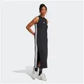 adidas Sportswear Shirtkleid ESSENTIALS 3-STREIFEN LONG RACERBACK ärmelloses Racerback-Design, sportlicher Stil, ohne Verschluss schwarz XL (46/48)