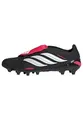 adidas Unisex Predator League Fold-Over Tongue Artificial Ground Football Boots Shoes, Core Black/FTWR White/Lucid Red, 42 EU