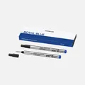 MONT BLANC Tintenroller Minen B Royal blau Tinten Schreiber Refill 2 Stück neu