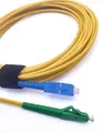 Elfcam - 0,5m Glasfaserkabel LC/APC auf SC/UPC, OS2 Singlemode Simplex 9/125μm, LSZH LWL Patchkabel für FRITZ!Box, FTTH, Router und Glasfaseranschluss