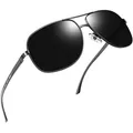 Sonnenbrille Herren Polarisiert Klassisches Design Sonnenbrille Damen Groß Fa...