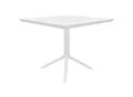 CLP Tisch Lenval 80 x 80 cm Wetterfester Gartentisch mit UV-beständiger Oberfläche Eckiger Balkontisch aus Polypropylen