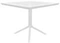 CLP Gartentisch Tisch Lenval 80x80 cm (1er), Eckiger Balkontisch aus Polypropylen