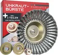 Garlavie Profi Unkrautbürste Freischneider Drahtbürste 25.4mm Bohrung universall