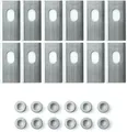 DREAME Mährobotermesser "Mower A1 Klingenset (12er Pack)", silber