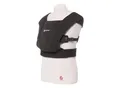 Ergobaby Babytrage Embrace, Pure Black, Textil, 17.4x12.4x26.5 cm, Oeko-Tex® Standard 100, AGR-geprüft, Bauchtragefunktion, Schultergurte über Kreuz tragbar, Baby on Tour, Babytragen & Tragetücher