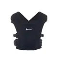 Ergobaby Babytrage für Neugeborene ab Geburt Extra Weich, Embrace Bauchtrage Baby-Tragetasche Ergonomisch (Pure Black)