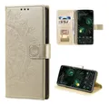 CoverKingz Handyhülle Hülle für Google Pixel 6 Pro Handyhülle Tasche Flip Case Cover Etui 16,5 cm (6,5 Zoll), Klapphülle Schutzhülle mit Kartenfach Schutztasche Motiv Mandala