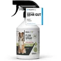 REAVET Flohspray für Katzen Hunde 500ml Flohmittel Anti-Floh-Spray Sofortschutz