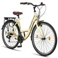 Chillaxx Bike Strada Premium City Bike in 24, 26, 28 Zoll - Fahrrad für Mädchen, Jungen, Herren und Damen - 21 Gang-Schaltung - Hollandfahrrad Ci...