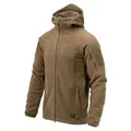 Helikon-Tex Patriot Fleece Jacket MK 2 Taktischer Kapuzen-Zipper mit vielen Taschen, Coyote, L
