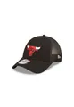 New Era Baseball Cap Chicago Bulls NBA Home Field Black 9Forty Trucker Strapback Cap New Er (1-St)