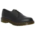 DR. MARTENS 1461 Vegan Schnürschuh, Blockabsatz, Herren Halbschuh mit typisch gelber Kontrastnaht schwarz 39 EU