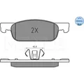 Meyle 025 225 2517 Bremsbelagsatz für RENAULT DACIA SANDERO LOGAN CLIO STEPWAY