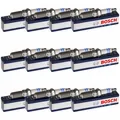 12x BOSCH Zündkerze für Ford Fiesta VI Focus Turnier DNW 1.6 16V 1.4 DAW DBW