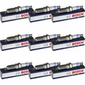 9x BOSCH Zündkerze für Ford Fiesta VI Focus Turnier DNW 1.6 16V 1.4 DAW DBW
