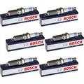 6x BOSCH Zündkerze für Ford Fiesta VI Focus Turnier DNW 1.6 16V 1.4 DAW DBW