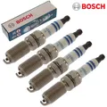 4X BOSCH 0 242 236 633 ZÜNDKERZE FÜR FORD FOCUS C-MAX ECOSPORT MONDEO IV FIESTA