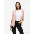 Vila Kurzblazer VIHER NEW 3/4 BLAZER -NOOS Materialmix, regular fit rosa L (40/42)