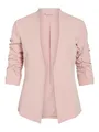 Vila Damen Viher New 3/4 Blazer/Su-noos Blazer, Rosa (Misty Rose) ,L