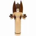 Seiffener Volkskunst Schalling | Lichterfiguren Erzgebirgsfiguren | Erzgebirgskunst Weihnachtsfiguren | Engel lasiert 36 cm