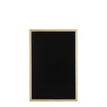 Zeller 11274 Kreide-/Magnettafel, Metall/Kiefer, schwarz (ca. 40 x 60 cm)
