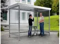 Raucherunterstand WSM Jena Maxi, Outdoor, für 4-5 Personen, B 2960 x T 1580 x H 2360 mm, verzinkt