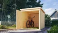 Karibu Fahrradbox Fahrradgarage mit Einschub und Halterung für bis zu 3 Fahrräder, in 2 Ausführungen, BxTxH: 162,5x216x167 cm