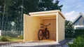 Karibu Gartenhaus Fahrradgarage naturbelassen 19mm Wandstärke