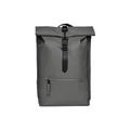 RAINS Unisex Erwachsene Rucksack Rolltop Rucksack W3 Grau OS