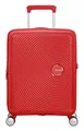 American Tourister Soundbox - Spinner S Erweiterbar Handgepäck, 55 cm, 35.5/41 L, Rot (Coral Red)